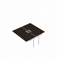 RM-3.1(x2)+F-61 Промежуточный сдвоенный стол с люком на металлокаркасе